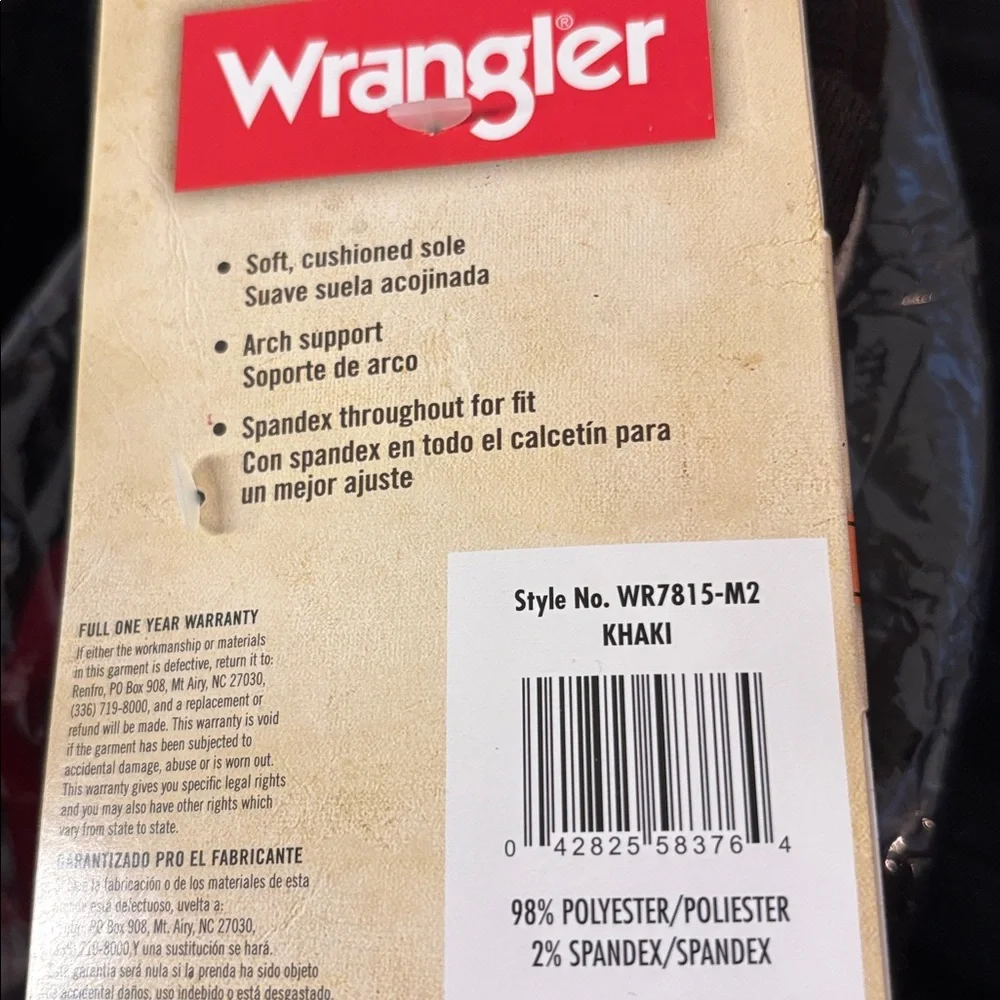 Wrangler Boys' Crew socks 2 pairs nip